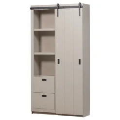 Outlet vtwonen Opbergkast Slide met staldeur / schuifdeur