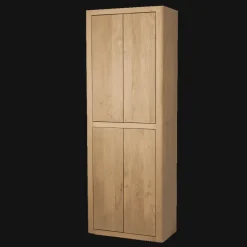 New Tower Living Opbergkast Tenna Mangohout, 220 x 80cm, kleur Naturel