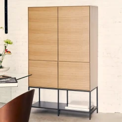 Hot Kave Home Opbergkast Vedrana Eiken, 160 x 98cm