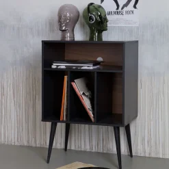 Outlet WOOOD Opbergkastje James kleur Zwart