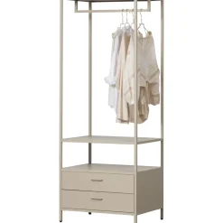 Online WOOOD Open Kledingkast Ferris kleur Zand