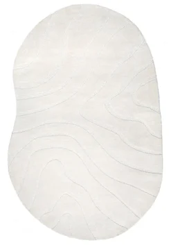 Discount LABEL51 Organisch Vloerkleed Goa kleur Ivory