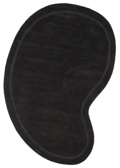 Clearance LABEL51 Organisch Vloerkleed Mody kleur Antraciet