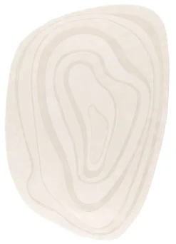 LABEL51 Organisch Vloerkleed Vinto 160 x 230cm, kleur Ivoor