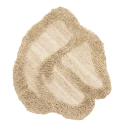 Sale By-Boo Organisch Wandkleed Kabe 120 x 120cm Bruin