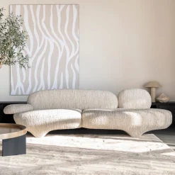 Outlet Eleonora Organische Bank Jayden 265cm Beige