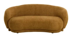 Online Light & Living Organische Bank Uvita Chenille, 191cm Okergeel