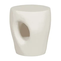 Clearance WOOOD Organische Bijzettafel Mica 40cm, kleur Naturel