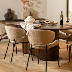 New Eleonora Organische Eettafel Jordy Mangohout Bruin