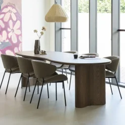 Hot Eleonora Organische Eettafel Josh Eiken, kleur Bruin