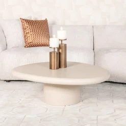 Sale Richmond Interiors Organische Salontafel Clayton 107 x 89cm, kleur Beige