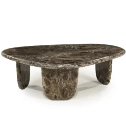 Eleonora Organische Salontafel Devin Marmer, 100 x 85cm