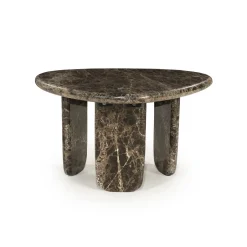 Clearance Eleonora Organische Salontafel Devin Marmer, 65 x 56cm
