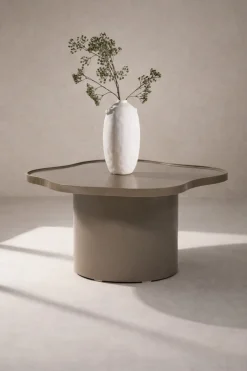 Best Nohr Organische Salontafel Ilene 90cm, kleur Bruin