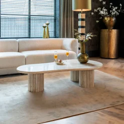 Sale Richmond Interiors Organische Salontafel La Cantera 150 x 80cm, travertin