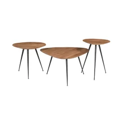 New Brix Organische Salontafel Loua Set van 3 stuks