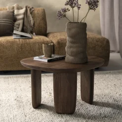 Eleonora Organische Salontafel Maud Mangohout, 65 x 56cm