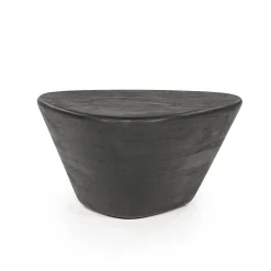 Discount Eleonora Organische Salontafel Mila Mangohout, kleur Zwart