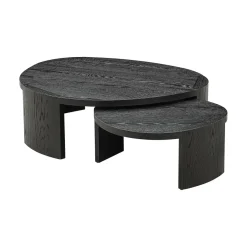 Richmond Interiors Organische Salontafel Navarino Set van 2 stuks, 115 x 90cm