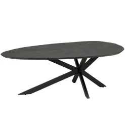 Discount Tower Living Organische Salontafel Pianella Mangohout, kleur Zwart