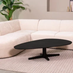 Clearance LABEL51 Organische Salontafel Rosie Mangohout, 140 x 75cm