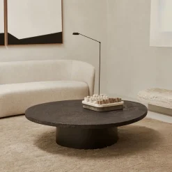 Best Ethnicraft Organische Salontafel Slice Minerals, kleur Whisky