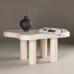 Online Nohr Organische Salontafel Trene 100 x 71cm, kleur Wit