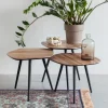 Best ZILT Organische Salontafel Tyquan Set van 3 stuks