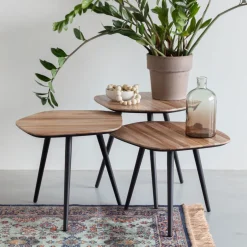 Best ZILT Organische Salontafel Tyquan Set van 3 stuks