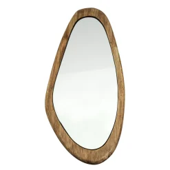 Online By-Boo Organische Spiegel Laban Hout, 85 x 40cm Natuurlijk