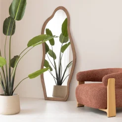 Discount By-Boo Organische Spiegel Laban Hout, 180 x 72cm Natuurlijk