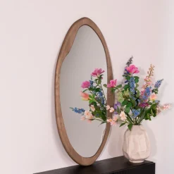 Sale By-Boo Organische Spiegel Laban Hout, 100 x 50cm Natuurlijk