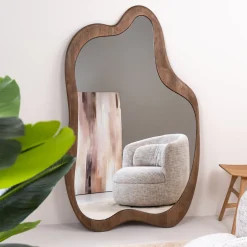 Best By-Boo Organische Spiegel Laban Hout, 180 x 110cm Natuurlijk