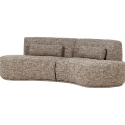 Best WOOOD Organische 4-zits Bank Batavier Geweven melange stof, kleur Lichtbruin