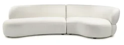Rivièra Maison Organische 2,5-zits Bank San Remo Bouclé, 295cm, kleur Simply White