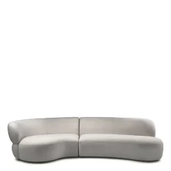 Sale Rivièra Maison Organische 2,5-zits Bank San Remo Bouclé, kleur Naturel Grey Natural grey