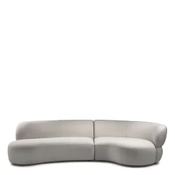 Sale Rivièra Maison Organische 2,5-zits Bank San Remo Bouclé, kleur Naturel Grey Natural grey