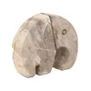 Best MUST Living Ornament Elephant Versteend hout, 17 x 21cm