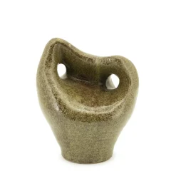 Discount By-Boo Ornament Mendi Aardewerk, 27cm hoog Groen