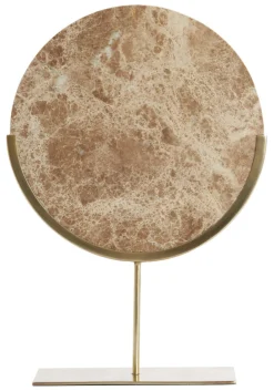 Online Light & Living Ornament Moreno Op voet, Marmer Bruin