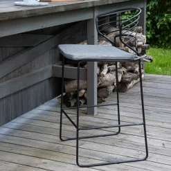 Nohr Outdoor Barkruk Daman kleur (zithoogte 65cm) Zwart