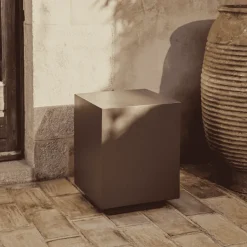 Hot Kave Home Outdoor Bijzettafel Rustella 35 x 35cm, kleur Bruin