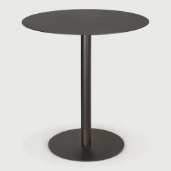 New Ethnicraft Outdoor Bistrotafel Blend 70cm, kleur Dark Bronze