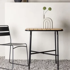 New Nohr Outdoor Bistrotafel Ruy Acaciahout, 88 x 70cm Naturel