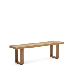 Online Kave Home Outdoor Eetkamerbank Canadell Teakhout