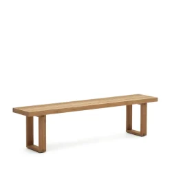 Online Kave Home Outdoor Eetkamerbank Canadell Teakhout