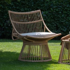 Clearance WOOOD Outdoor Fauteuil Alatna Wicker Naturel