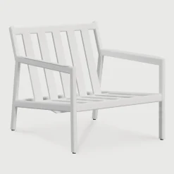 New Ethnicraft Outdoor Fauteuil Jack Aluminium, kleur Wit