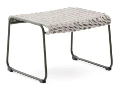 Discount Kave Home Outdoor Hocker Maurina Handgeweven touw en staal