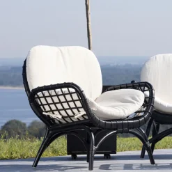 Discount Nohr Outdoor Loungestoel Britini Wicker Zwart